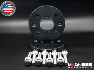 FIAT 500e Gen2 Wheel Spacers by MADNESS - 16mm - set of 2 w/ extended bolts